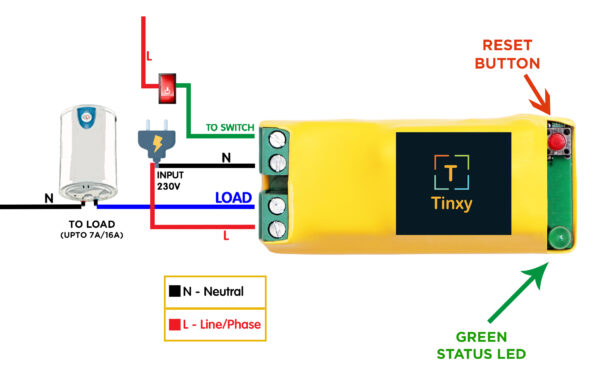 1 Node 16A for AC/Geyser Smart WiFi Switch - Image 6