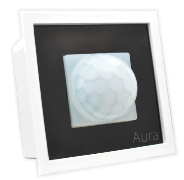 Aura 360 Degree PIR Motion Sensor | Energy Saving Motion Detector Switch | Automatic Room Light Sensor Switch with Time Delay Adjustable Fits in Modular Fitting Roma, Veto, Rider (Pack of 1)