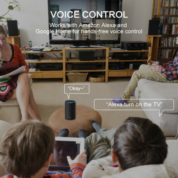HomeMate® WiFi 3 Gang Touch Panel (White) | No Hub Required | Works with Alexa, Google Home and IFTTT. - Image 6